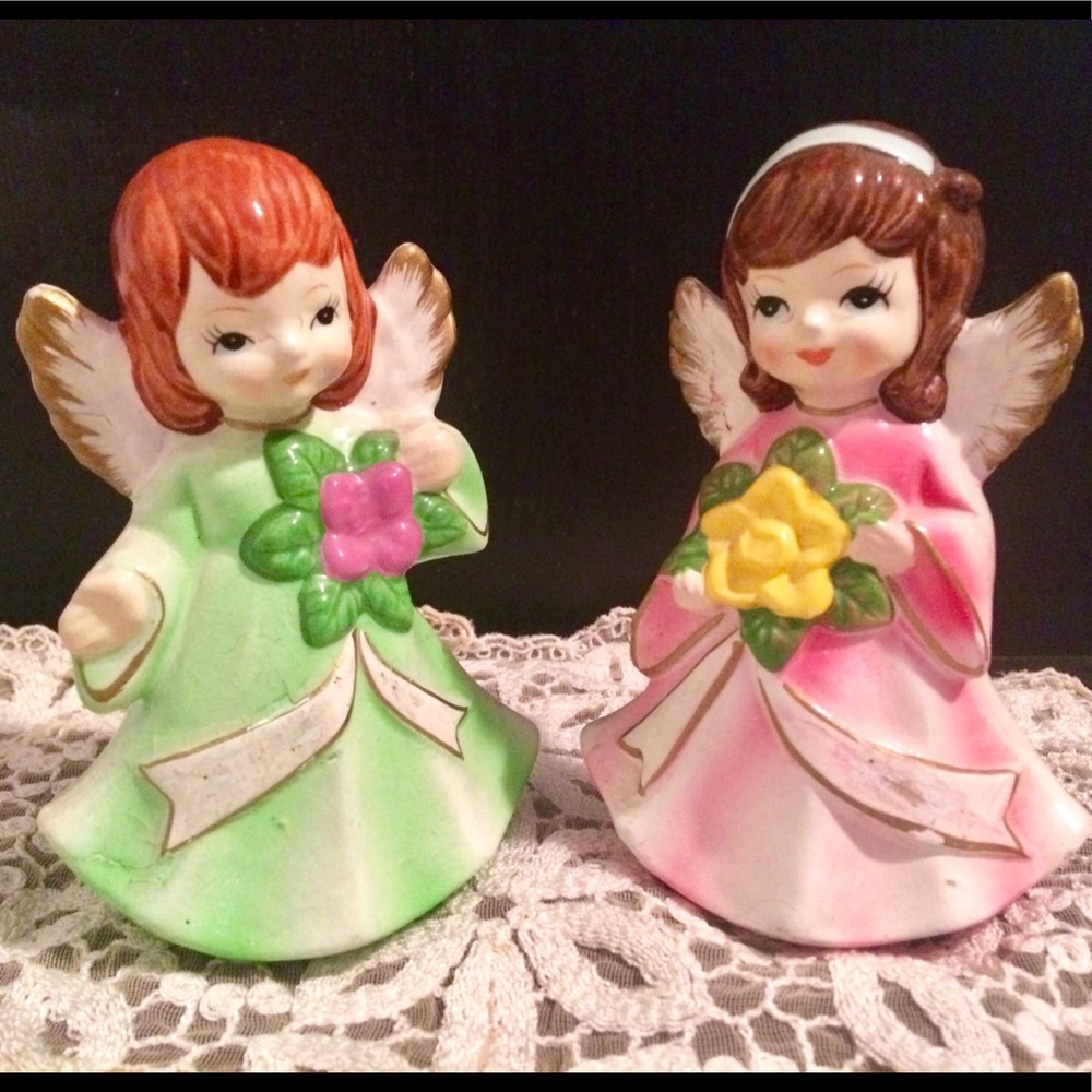 Vintage Birthday Angels